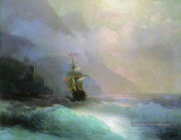 paysage marin 1870 1 Romantique Ivan Aivazovsky russe Peinture à l'huile